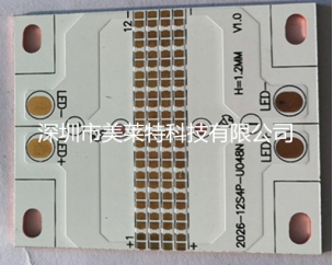 Copper substrate with thermoelectric separation structure