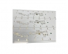 Double sided fiberglass board with gold plated 672.8MM * 50.8MM circuit board